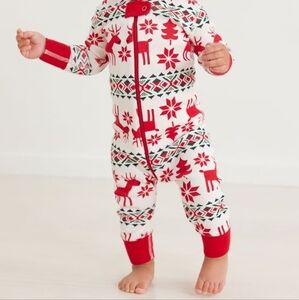 NWT Hanna Andersson Dear Deer Red and White Holiday PJs